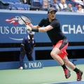 US Open 2017 mixed doubles champion Jamie Murray of Great Britain in action during final match