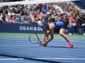 US Open 2017 mixed doubles champion Martina Hingis of Switzerland in action during final match