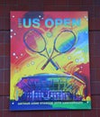 US Open 2017 poster on display at the Billie Jean King National Tennis Center in New York