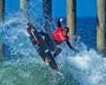 Surf gymnastics at US Open Surfing By Shiseido Sept 20-26 Huntington Beach