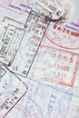 US Passport Visa Stamps