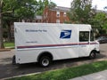 US Post Office Delivery Van Royalty Free Stock Photo