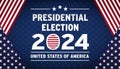 US Presidential Election in 2024 banner
