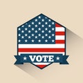 US presidential voting concept Royalty Free Stock Photo