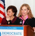 US Reps. Nita Lowey and Debbie Wasserman Schultz Royalty Free Stock Photo