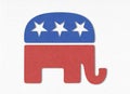 US Republican Party logo Royalty Free Stock Photo