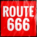 US Route 666 Background Abstract Royalty Free Stock Photo
