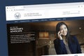 US Securities and Exchange Commission or SEC website homepage. Royalty Free Stock Photo