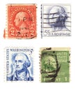 US Stamps Royalty Free Stock Photo