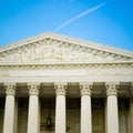 US Supreme Court Building Detail Royalty Free Stock Photo