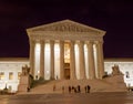US Supreme Court Capitol Hill Night Stars Washington DC Royalty Free Stock Photo