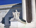 US Supreme Court Justice Statue Capitol Hill Washington DC Royalty Free Stock Photo