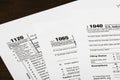 1040,1120,1065 US tax form / taxation concept