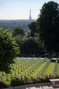 US war graves in Europe - Paris Royalty Free Stock Photo