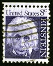 USA 8c Einstein Stamp Royalty Free Stock Photo