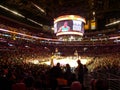 USA America California Los Angeles Staples Center Basketball Court Indoor Arena Live Convention Event LA Sports Arena Auditorium Royalty Free Stock Photo