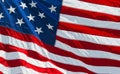 Usa American flag stars and stripes detail Royalty Free Stock Photo