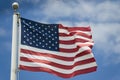 Usa American flag stars and stripes detail Royalty Free Stock Photo