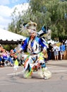 USA: American Indian Performing a Fancy Feather Dance