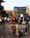 USA, Arizona: Acoustic Guitarist Paul Wright Royalty Free Stock Photo