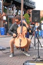 USA, Arizona: Cellist Brian Hullfish Royalty Free Stock Photo