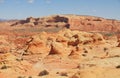 USA, Arizona/Coyote Buttes North: Bizarre Sandstone Landscape Royalty Free Stock Photo
