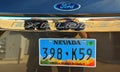 USA, ARIZONA- NOVEMBER 18, 2019: license plate state of Nevada USA