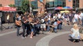 USA, Arizona/Tempe Art Festival: Young Musicians with String Instruments