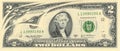 USA bill. macro. Royalty Free Stock Photo