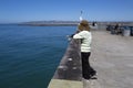 USA - California - San Diego Ocean beach pier Royalty Free Stock Photo