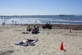 USA - California - San Diego Ocean beach pier Royalty Free Stock Photo