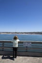 USA - California - San Diego Ocean beach pier Royalty Free Stock Photo