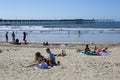 USA - California - San Diego Ocean beach pier Royalty Free Stock Photo