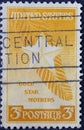 USA - Circa 1948 : a postage stamp printed in the US showing a Gold Star Mothers stamp to honor mothers whose sons had been killed