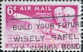 USA - Circa 1949 : a postage stamp printed in the US showing A portrait of the Wright Brothers with their flying device in Kitty H Royalty Free Stock Photo