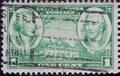 USA - Circa 1936: a postage stamp printed in the US showing the portraits of Washington and Greene, Mt Vernon. Army and Navy