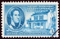 USA - CIRCA 1950: A stamp printed in USA shows First Capitol and William Henry Harrison, circa 1950.