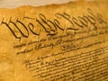 USA Constitution Parchment