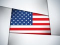 USA Country Flag Geometric Background Royalty Free Stock Photo