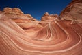 USA - coyote buttes - the wave formation Royalty Free Stock Photo