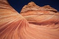 USA - coyote buttes - the wave formation Royalty Free Stock Photo