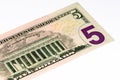 USA currancy banknote Royalty Free Stock Photo