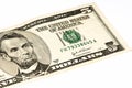 USA currancy banknote Royalty Free Stock Photo