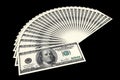 USA dollars money background. Royalty Free Stock Photo
