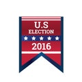 USA election banner. Vector illustration decorative design