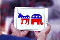 USA election political symbols Royalty Free Stock Photo