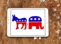 USA election political symbols Royalty Free Stock Photo