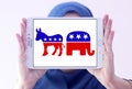 USA election political symbols Royalty Free Stock Photo