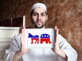 USA election political symbols Royalty Free Stock Photo