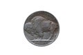 USA five cents Buffalo Indian Head nickel coin